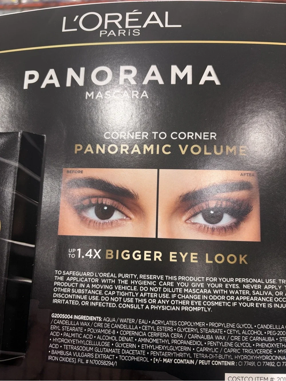 L'Oreal Panorama Mascara  duo pack — Black a new value set